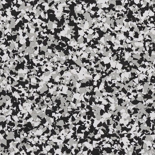 Domino epoxy flake color blend